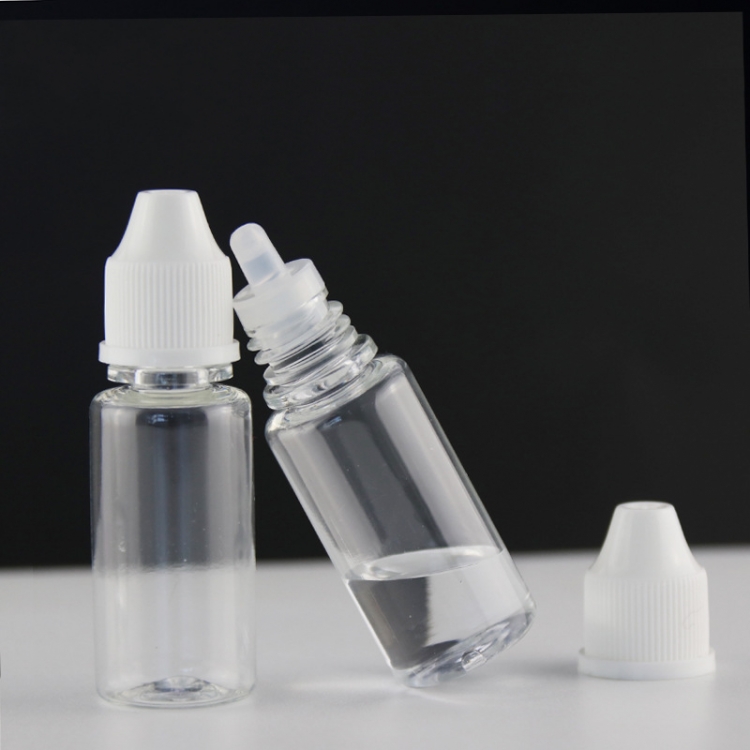 Clear Plastic PET Dropper Bottles
